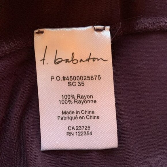 Babaton Rich Plum Long Sleeve Top - Picture 4 of 6